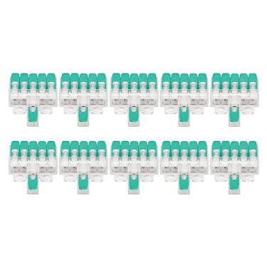 Imagem de LiebeWH Conectores de Fio 1, Conector de Emenda, Maneira Compacta do Cabo Condutor para Conexões Elétricas, Retardador de Chama de Cobre Vermelho