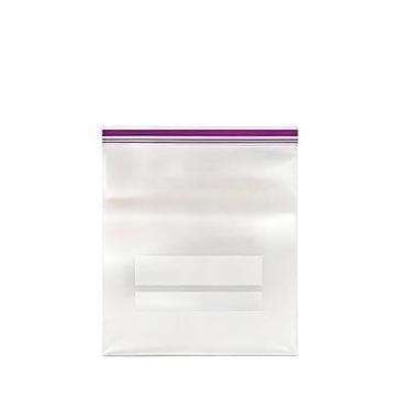 Imagem de Saco Hermético para Freezer e Microondas com Duplo Fecho ou Slider Fecho de Correr Talge BPA Free(Fecho Duplo Fecho,27X28 C/ 8UN)