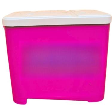 Imagem de Porta Ração 15kg com Pá Dosadora para Cães e Gatos – Container Hermético Antiformigas(ROSA 15kg)