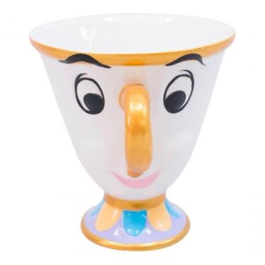 Imagem de Caneca Xícara Porcelana Chip Bela E A Fera Disney 200ml