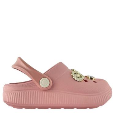 Imagem de Sandália Infantil Menina Molekinha Com Acessórios, Rosa, 29/3