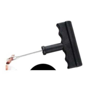 Imagem de Kit de Reparo de Pneu Sem Câmara, Ferramentas em Ferro com Escareador e Aplicador, 3 Reparos de Corda, Cola Vulcanizante, 14 cm