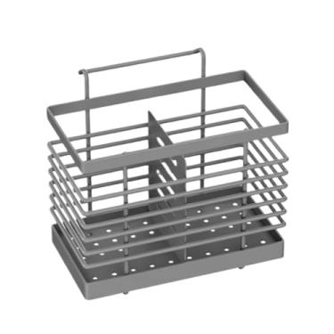 Imagem de 1/2 pçs rack de talheres de aço inoxidável pauzinhos e colher organizador de utensílios de cozinha acessórios de cozinha fácil de limpar design portátil adequado para armazenamento de utensílios de