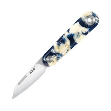 Imagem de Canivete Portátil Dobrável 325S SANRENMU Lâmina 12C27 EDC Para Casa Es