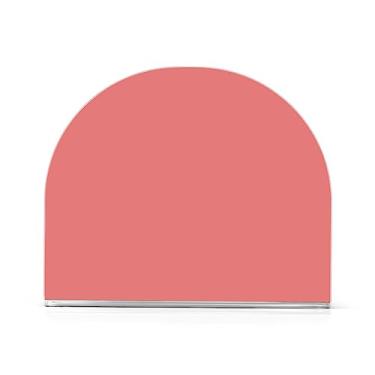 Imagem de Porta-guardanapos de acrílico coral claro, suporte de toalha de papel de mão em forma de U, suporte de guardanapo vertical