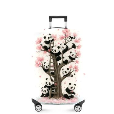 Imagem de ANNA QUEEN Capa de mala, protetor de mala, capa de viagem para bagagem de 50 a 86 cm, acessórios de viagem de elastano extensível e lavável, 117 cm, S(fits 20-22inch suitcase), Moderno