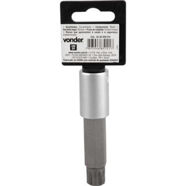 Imagem de Soquete Multidentado Encaixe 1/2'' 16mm Longo CRV Vonder