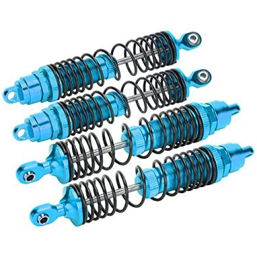 Imagem de SPYMINNPOO Amortecedor de Amortecedor Dianteiro e Traseiro de Metal RC para Carros SLASH 1/10 RC, Resistente e Durável, Excelente Desempenho de Absorção de Choque para Direção Estável, Adequado (#1)