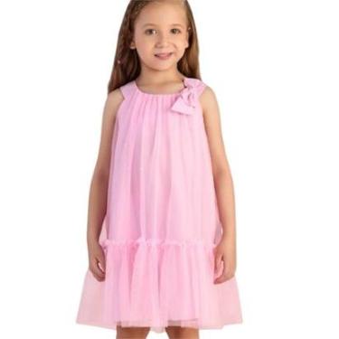 Imagem de VESTIDO INFANTIL ROSA FUNNY RAIN MON SUCRÉ 3126128 Cor:;Tamanho:10;Gênero:Mulher-Feminino