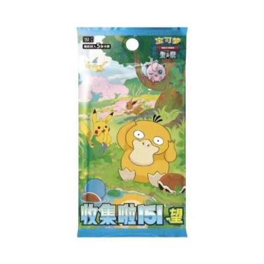 Imagem de Cartas Pokémon Simplificadas Chinesas 151 Wang Ptcg Pacote Suplementar