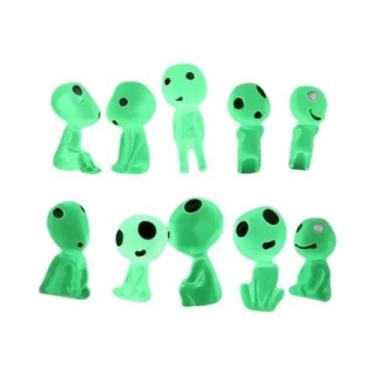 Imagem de Mini Figuras De Elfos Luminosos Que Brilham No Escuro, 10 Peças, Decor