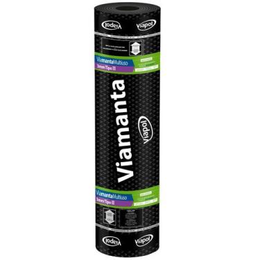 Imagem de Manta Asfáltica multiuso 3mm 1x10m Tipo II Viamanta Viapol