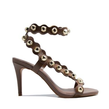 Imagem de Sandalia Carrano Salto Alto com Aplicações 