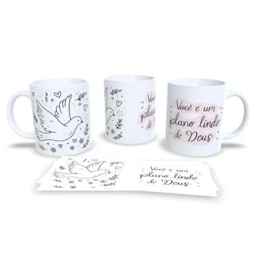 Imagem de Caneca de Cerâmica 325ml com Frases do Dia da Mulher (18062)