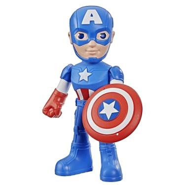 Imagem de Figura Spidey e Seus Amigos Espetaculares da Marvel Captain America: Steve Rogers em Tamanho Grande