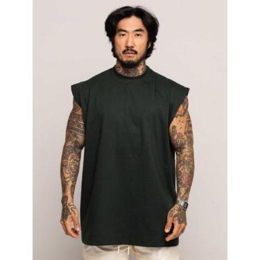 Imagem de Regata Oversized  Premium  - Thpe Store, Verde escuro, G
