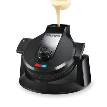 Imagem de Gourmia GWM468 GWM468-Máquina para máquina de waffle dupla vertido, aço inoxidável, preto