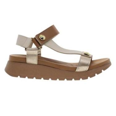 Imagem de Sandália Papete Modare Ultraconforto 7198.101 Camel-Feminino