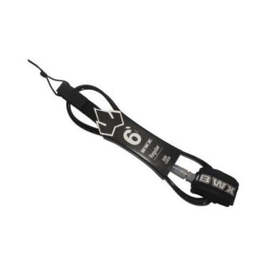 Imagem de Kit Surf Pranchinha BWX Deck + Leash 6 Regular Pró, Preto