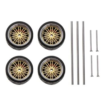 Imagem de JWQFBC Rodas de Veículos em Escala 1/64, para Modelos de Carros, Brinquedos Adultos, A3, A4, A6, A7, A8, A9, A10, A11, A12, A13, A14, A15, A16, A17, A18, A10