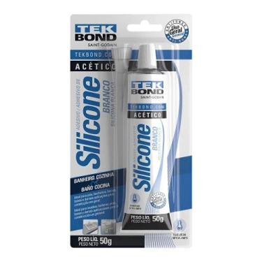 Imagem de Silicone Selante Uso Geral Branco Acetico 50g Tekbond