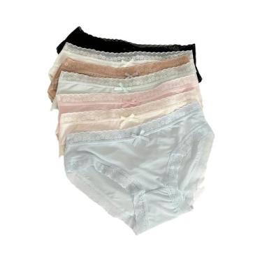 Imagem de Calcinhas Femininas Ultrafinas Sem Costura, Cintura Baixa, Respiráveis