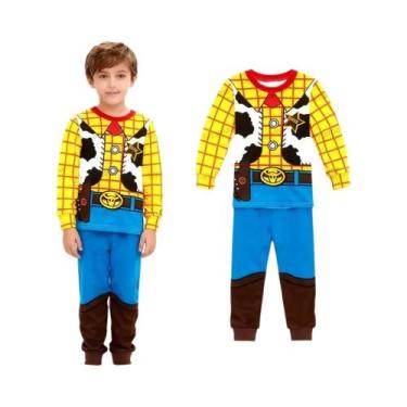 Imagem de Conjunto De Pijamas De Algodão McQueen Da Pixar Para Meninos, Roupas D