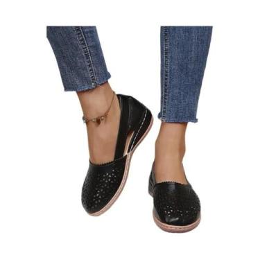 Imagem de Sandálias Retro De Verão Para Mulheres plus Size, Confortáveis, Com Bi