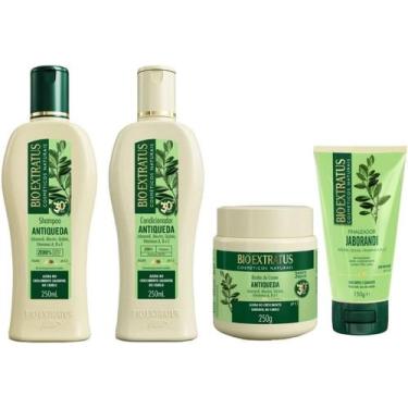 Imagem de Kit Bio Extratus Jaborandi Shampoo 250ml + Condicionador 250ml  + BC 2