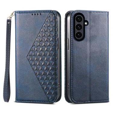 Imagem de Asuwish Capa de telefone para Samsung Galaxy S25 FE 5G capa carteira com protetor de tela de vidro temperado flip alça de pulso porta-cartão de crédito suporte robusto Folio Cell S 25 EF AI S25FE 25S