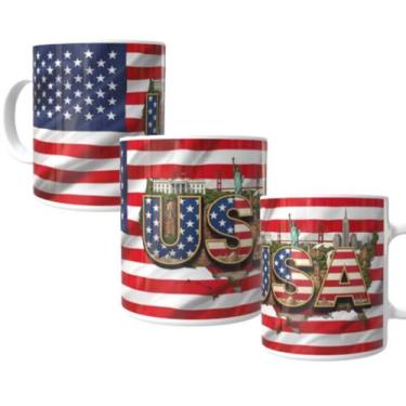 Imagem de Caneca Porcelana 320ml a  Presente Épico USA, Vai à Lava-Louças, Acaba