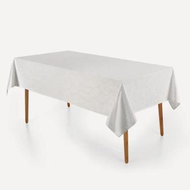 Imagem de Toalha de Mesa Retangular Tilia 1,4m x 2,1m - Karsten, BRANCO