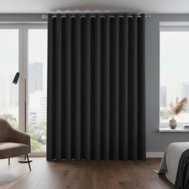 Imagem de Cortina Basic Blackout Tecido Corta Luz 3,00x2,50m para Trilho Suiço 2