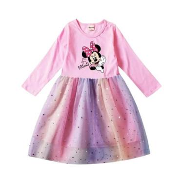 Imagem de Vestido De Princesa Tutu De Manga Longa Para Meninas Pequenas Com Rend