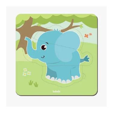 Imagem de Quebra Cabeça Baby - Elefante - 8018 - Babebi