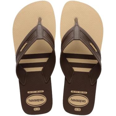 Imagem de Chinelo Havaianas City Basic (Douado/café/dourado, BR, Adulto, Numérico, 43)
