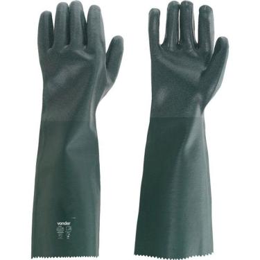 Imagem de Luva Pvc Palma áspera Forro 46cm Pav0046 05 Pares Vonder