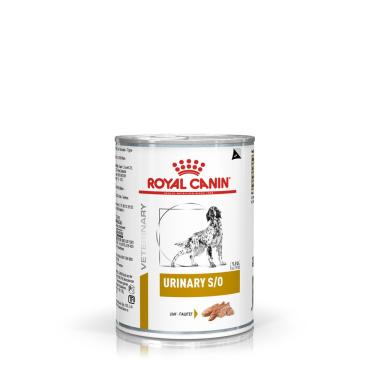 Imagem de Ração Úmida Veterinary Urinary S/O para Cães com Cálculos Urinários Royal Canin 410g