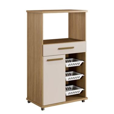 Imagem de Armário De Cozinha Com Fruteira Fortaleza Arte Móveis Cinamomo/off