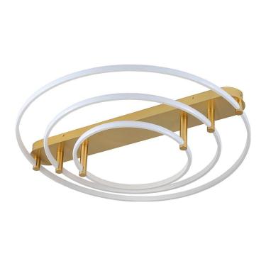 Imagem de Plafon Skylight Listo 3106l Led Bivolt Branco/dourado