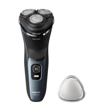 Imagem de Philips Barbeador Elétrico Masculino, Uso Seco e Molhado, Cabeças flexíveis 5D, com Aparador Retrátil, Carregamento Rápido - S3144/00