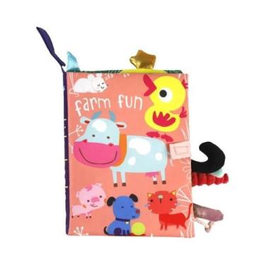 Imagem de Brinquedo Educativo Para Bebês 0-36M, Livro De Pano Interativo Com Som