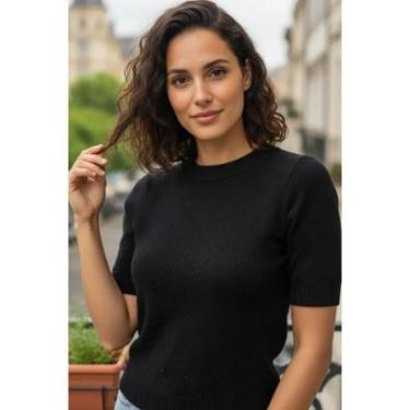 Imagem de BLUSA TRICOT BLUE ROSE MANGA CURTA 9009264-Feminino