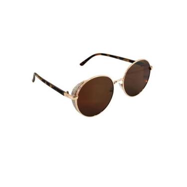 Imagem de Óculos De Sol Feminino Redondo Modelo Seattle Com Proteção UV400 - You