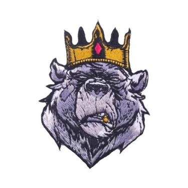 Imagem de Patch Bordado Estilo Punk Para Motocicleta, Termocolante Para Roupas, 