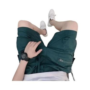 Imagem de Bermudas Cargo Masculinas Leves E De Secagem Rápida Com Múltiplos Bols
