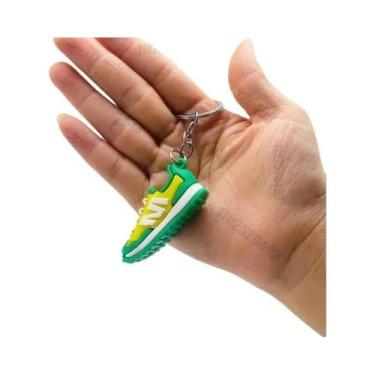 Imagem de Chaveiros De Tênis Masculinos Mini Fofos E Estilosos, 6 Peças, Em PVC,