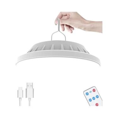 Imagem de Lanterna De Camping Solar Recarregável Com 60/120 LEDs, Luz LED Portát