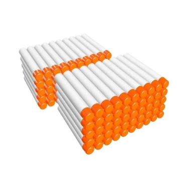 Imagem de Balas Luminosas Brancas De EVA Para Nerf, 72cm, Cabeça Oca, 100/200 Pe