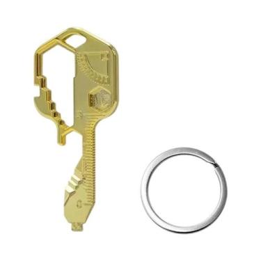 Imagem de Chaveiro Multifuncional 24 Em 1 Em Aço Inoxidável, Ferramenta Criativa